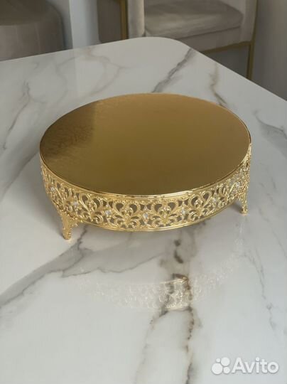 Тортовница, Подставка для торта Золото