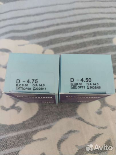 Линзы контактные -4,5