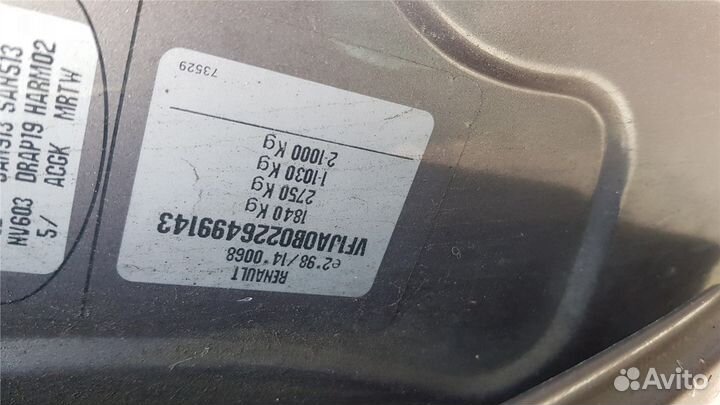 Разбор на запчасти Renault Scenic