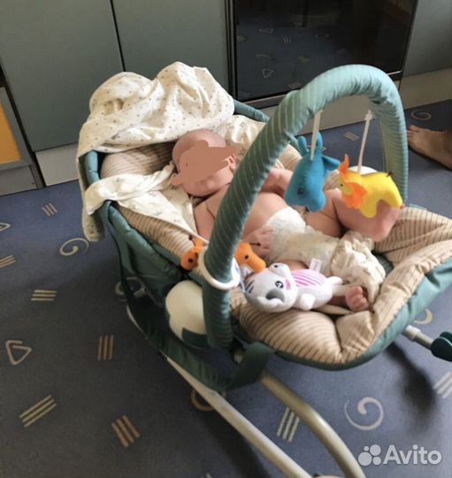 Шезлонг детский Babyton