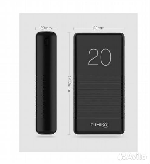 Power bank 20000мАч внешний аккумулятор новый