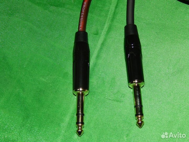 Кабель jack stereo 6.5 на jack stereo 6.5