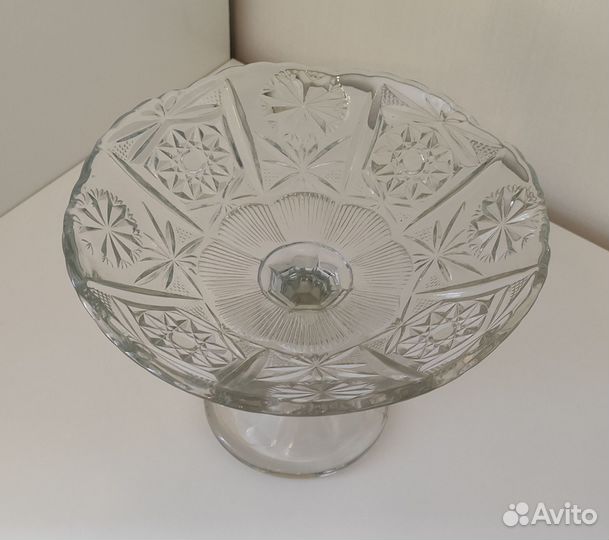 Хрустальная ваза для фруктов