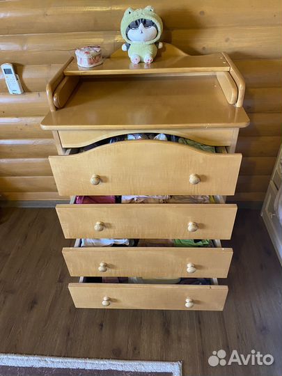 Кроватка и комод Можга Красная звезда