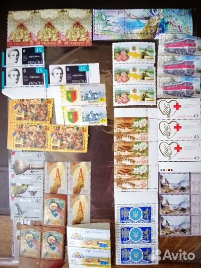 Марки Украины 2565шт