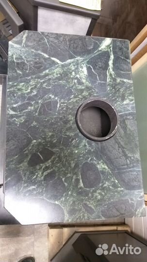 Печь Камин Брандербург в камен. облицовке Змеевик