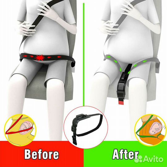 Новый Адаптер ремня безопасности для беременных