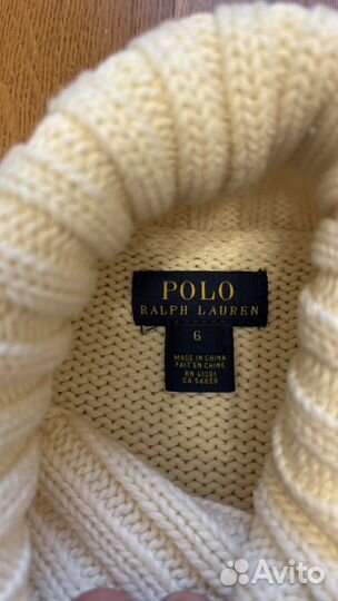 Polo ralph lauren свитер (оригинал) 116 см