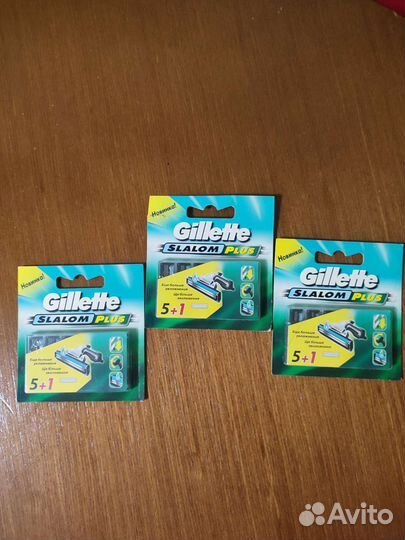 Кассеты gillette slalom plus