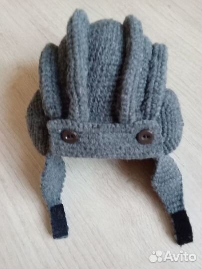 Зимняя шапка детская.Ручная работа