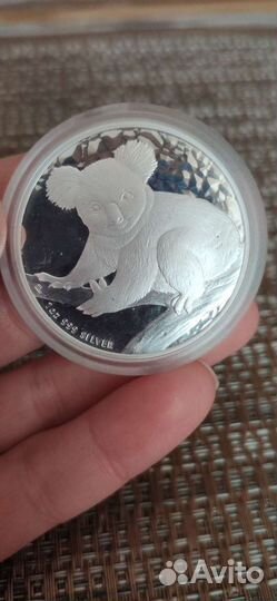 Серебряная монета Австралия коала 2009 год