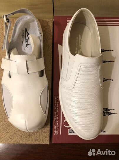 Медицинская обувь мужская нат.кожа