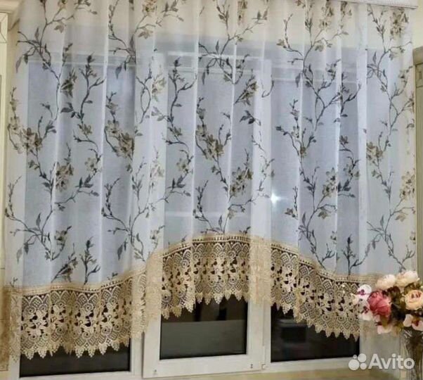 Готовые кухонные шторы