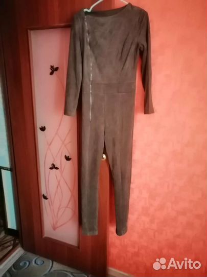 Замшевые комбенизон