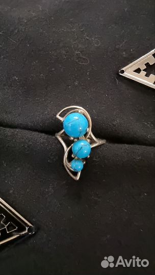 Бирюза, Серебро, браслет, серьги