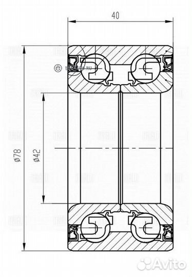 Trialli CS 1107 Подшипник ступицы Geely Coolray 19