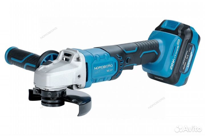 Ушм аккумуляторная, 125мм,акк+зарядка, NE307K