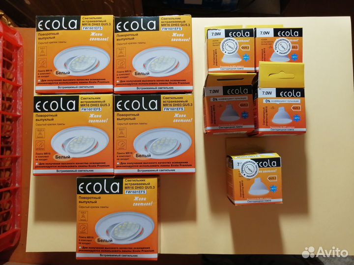 Лампочки Рыбий глаз 5 шт. Новые #36