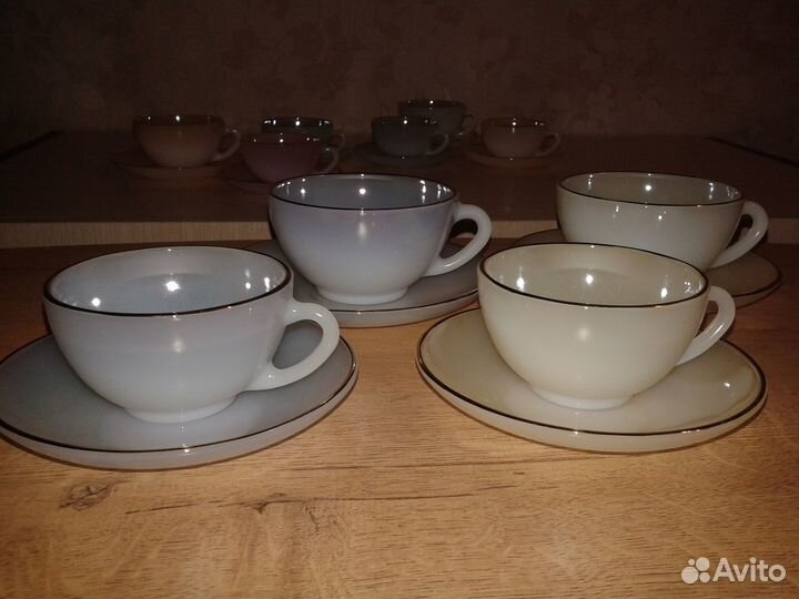 Чайно-кофейные пары. Arcopal Harlequin Франция