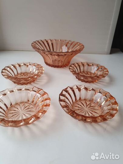 Вазы бокалы стекло хрусталь СССР