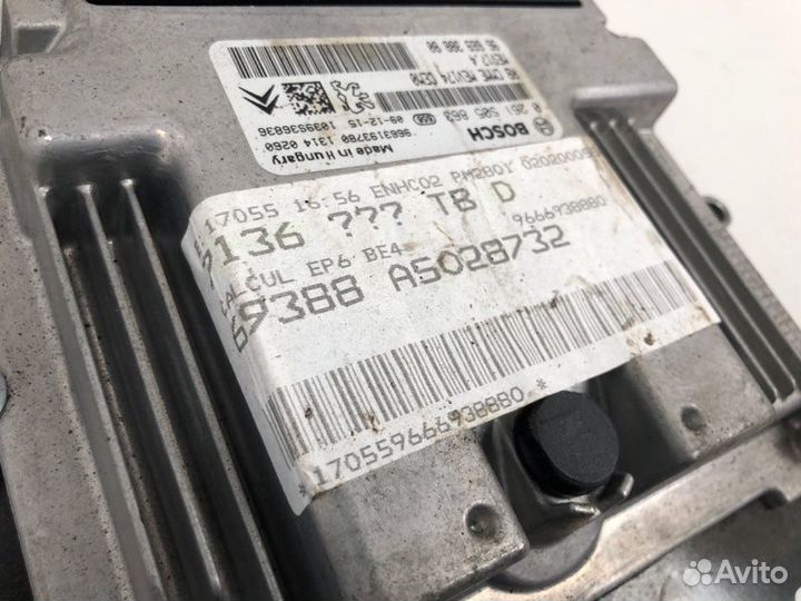 Блок управления двигателем Peugeot 3008 минивэн