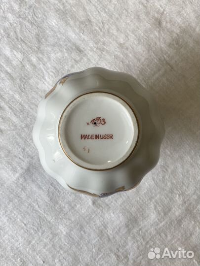 Ваза фарфор СССР лфз