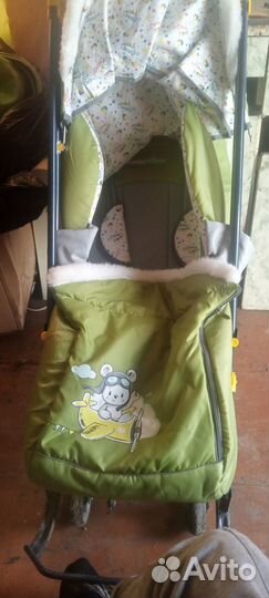 Детские санки коляска бу