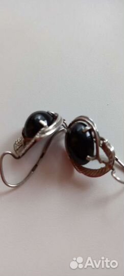 Серьги серебро