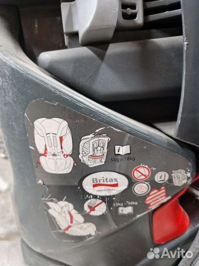 Детское автокресло от 9 до 18 кг britax romer
