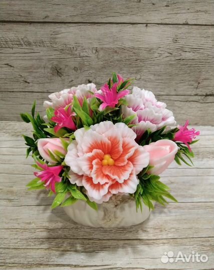 Букет - мыло ручной работы