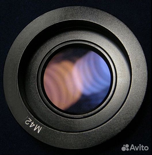 Переходник M42 на Nikon с линзой на бесконечность