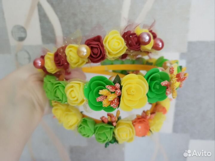 Осенние ободки и бантики