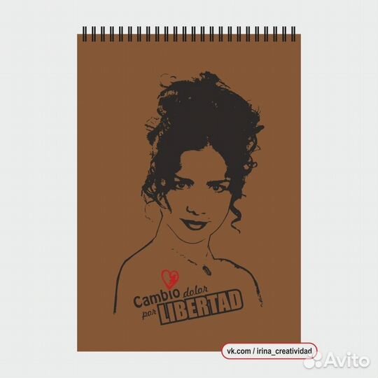 Блокнот ручной работы «Дикий ангел»