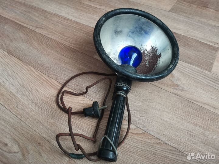 Синяя лампа для прогревания