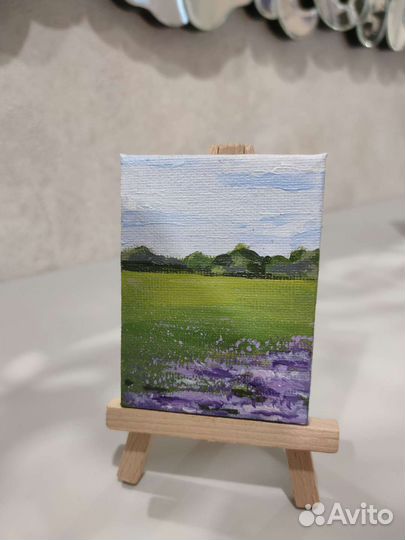 Картина маслом миниатюра 6*8