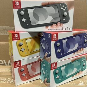 Nintendo switch lite + игры + чип