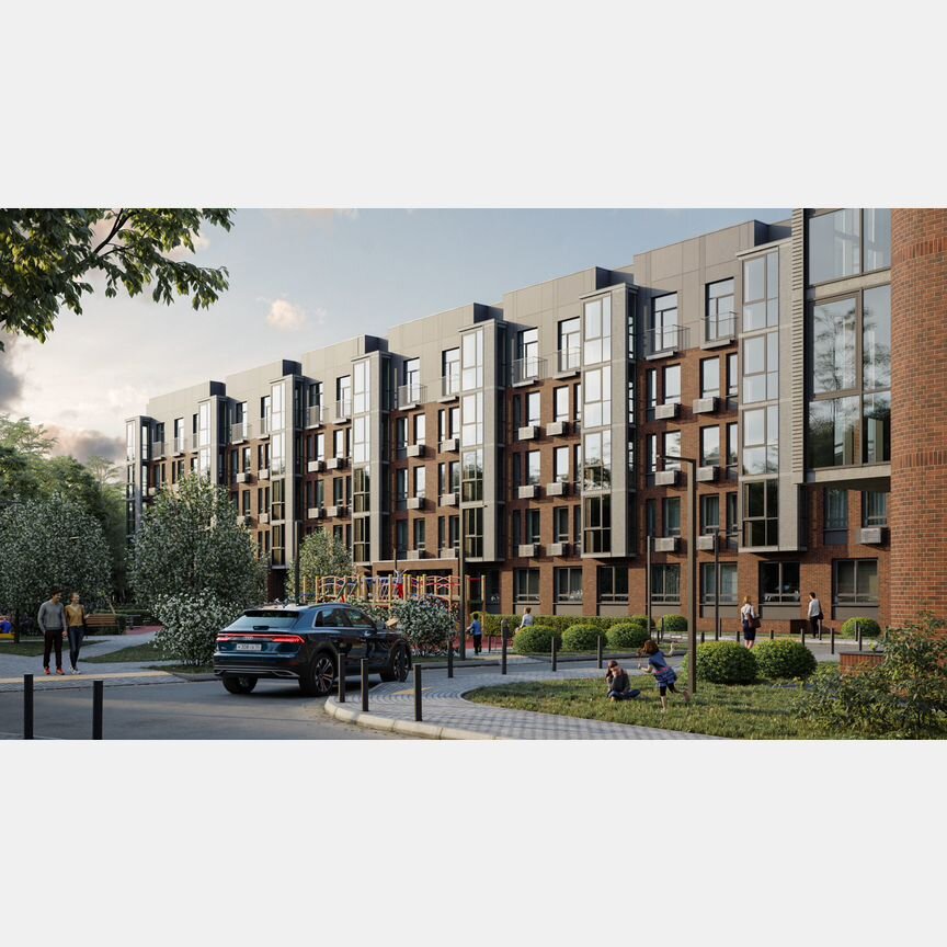 1-к. квартира, 42,6 м², 2/6 эт.