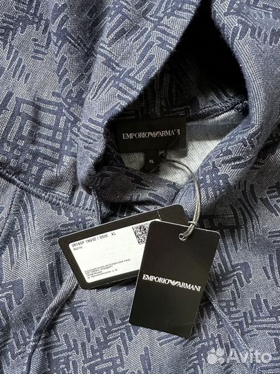 Комплект изо льна: худи + брюки Emporio Armani, XL