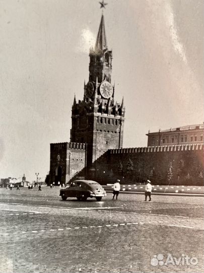 Старинное фото СССР Москва Кремль