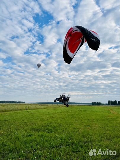 Полёт на параплане Весной в Перми