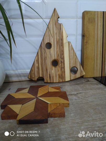 Разделочная доска в виде сыра