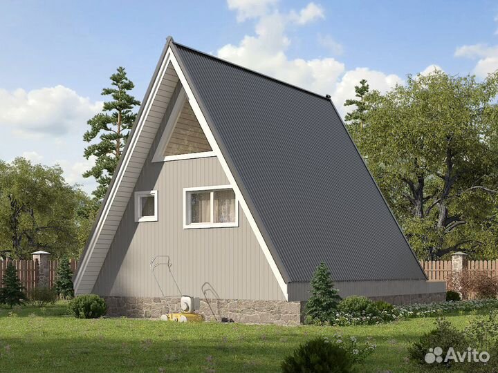 Дом a frame под ключ