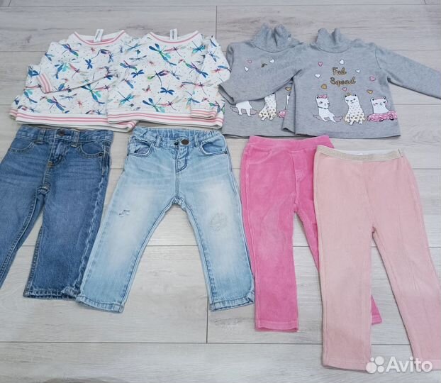 Вещи пакетом для двойняшек девочек фирменные