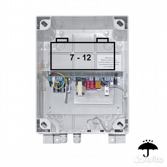 Уличный блок бесперебойного питания скат 1200 исп