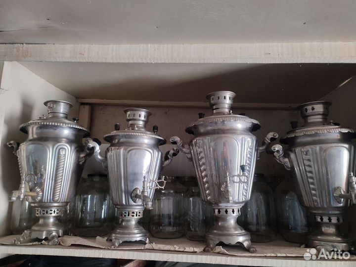 Самовары старинные на дровах