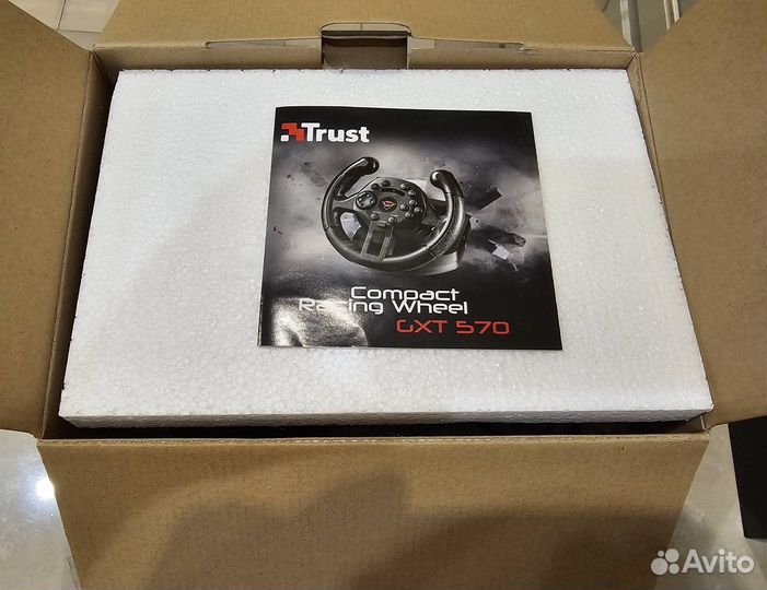 Игровой руль с педалями для пк