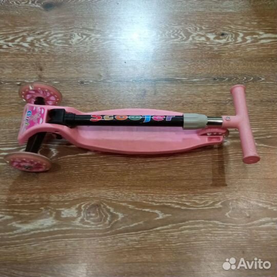 Самокат детский трехколесный складной