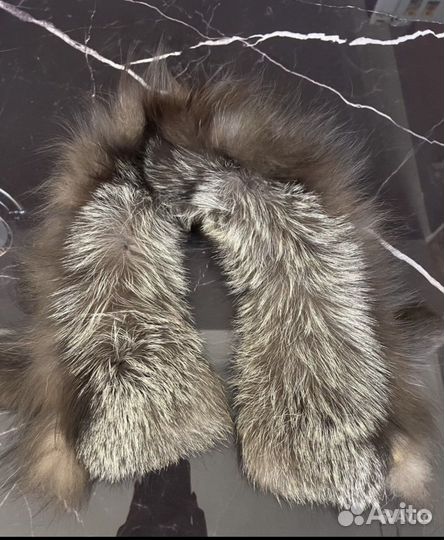 Воротник опушка меховая длина 77
