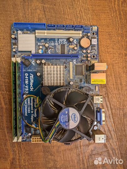 Intel Celeron E3400 + ASRock G41M-VS3 + 4Gb ROM