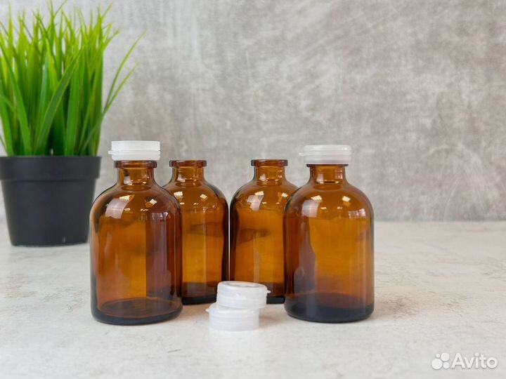 Флаконы стеклянные 50мл